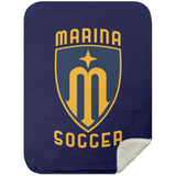 Premium Sherpa Fleece Blanket - Marina Soccer