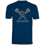 Augusta Moisture-Wicking Tee 790 (Navy) - SJH Lacrosse