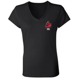 Bella+Canvas Ladies' Jersey V-Neck T-Shirt (BC6405) - BGHS Choir (Pocket)