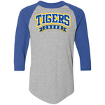 Augusta 3/4 Raglan Sleeve Baseball Jersey 4420 - Tigers Cheer