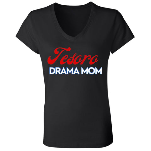 Bella+Canvas Ladies' Jersey V-Neck T-Shirt B6005 - Tesoro Drama Mom