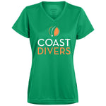 Augusta Ladies’ Moisture-Wicking V-Neck Tee 1790 - Coast Divers