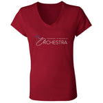 Bella+Canvas Ladies' Jersey V-Neck T-Shirt (BC6405) - Sinfonia Orchestra