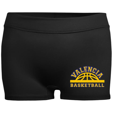 Augusta Ladies' Fitted Shorts 1232 - Valencia Basketball