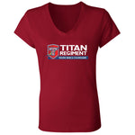 Bella+Canvas Ladies' Jersey V-Neck T-Shirt (BC6405) - Titan Regiment