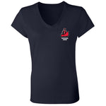 Bella+Canvas Ladies' Jersey V-Neck T-Shirt (BC6405) - Matador Choir (Pocket)