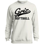 Port & Co. Youth Crewneck Sweatshirt PC90Y - Griz Softball