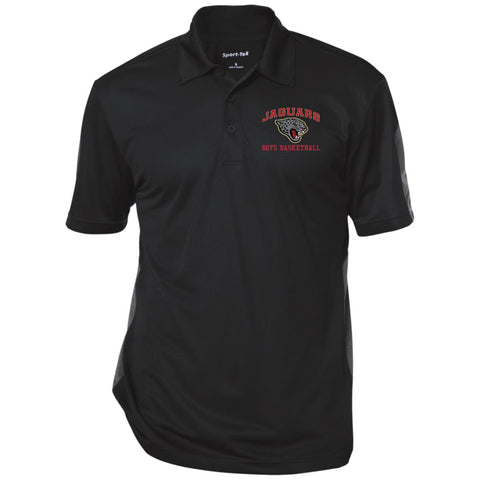 Sport-Tek Embroidered Performance Textured Three-Button Polo ST695 - Jaguars BBB (Coaches Only)