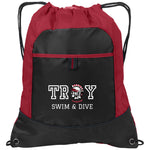 Port Authority Pocket Cinch Pack BG611 - Troy Swim & Dive