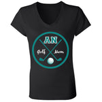 Bella+Canvas Ladies' Jersey V-Neck T-Shirt B6005 - AN Golf Mom