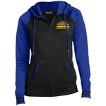 Sport-Tek Ladies' Moisture Wick Full-Zip Hooded Jacket LST236 - Valencia Basketball