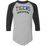 Augusta 3/4 Raglan Sleeve Baseball Jersey 4420 - Tigers Cheer