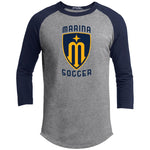 Sport-Tek Youth 3/4 Raglan Sleeve Shirt YT200 - Marina Soccer