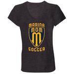 Bella+Canvas Ladies' Jersey V-Neck T-Shirt (BC6405) - Marina Soccer Mom