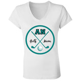 Bella+Canvas Ladies' Jersey V-Neck T-Shirt B6005 - AN Golf Mom