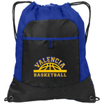 Port Authority Pocket Cinch Pack BG611 - Valencia Basketball