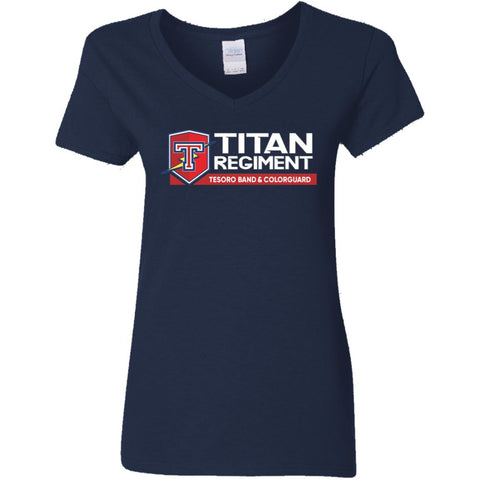 Gildan Ladies' V-Neck T-Shirt 5V00L - Titan Regiment