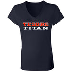 Bella+Canvas Ladies' Jersey V-Neck T-Shirt B6005 - Tesoro Titan