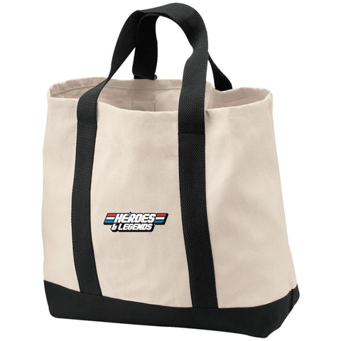 2-Tone Shopping Tote B400 - Heroes & Legends