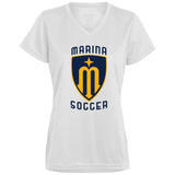 Augusta Ladies’ Moisture-Wicking V-Neck Tee 1790 - Marina Soccer