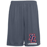 Augusta Pocketed Training Shorts 9" Inseam 1428 - YL Lacrosse