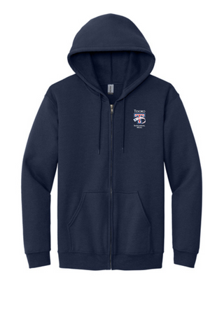 Gildan Unisex Heavy Blend Full Zip Hooded Sweatshirt 18600 - Instrumental Music