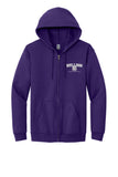 Gildan Heavy Blend Full-Zip Hooded Sweatshirt 18600 - Bulldog Football