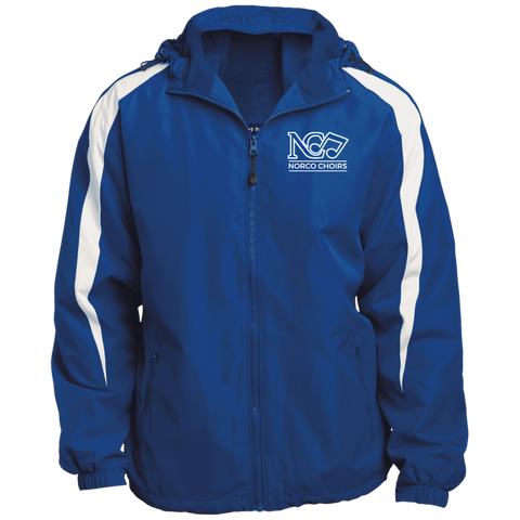 Sport-Tek Fleece Lined Colorblocked Hooded Jacket JST81 - Norco Choirs