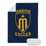 Micro Fleece Blanket (Navy) - Marina Soccer