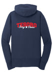 Port & Co Womens Core Fleece Full-Zip Hooded Sweatshirt LPC78ZH - Tesoro Song & Dance (New) Song Dance