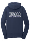 Port & Co Womens Core Fleece Full-Zip Hooded Sweatshirt LPC78ZH - Tesoro Song & Dance (New) Song/Dance