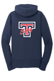 Port & Co Womens Core Fleece Full-Zip Hooded Sweatshirt LPC78ZH - Tesoro Song & Dance (New) T-Song