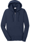 Port & Co Womens Core Fleece Full-Zip Hooded Sweatshirt LPC78ZH - Tesoro Song & Dance (New) Song/Dance