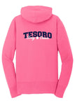 Port & Co Womens Core Fleece Full-Zip Hooded Sweatshirt LPC78ZH - Tesoro Song & Dance (New) Song Dance