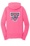 Port & Co Womens Core Fleece Full-Zip Hooded Sweatshirt LPC78ZH - Tesoro Song & Dance (New) T-Song