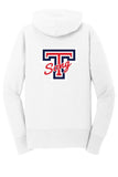 Port & Co Womens Core Fleece Full-Zip Hooded Sweatshirt LPC78ZH - Tesoro Song & Dance (New) T-Song