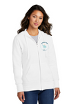 Port & Co Women's Core Fleece Full-Zip Hooded Sweatshirt LPC78ZH - FWU