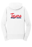 Port & Co Womens Core Fleece Full-Zip Hooded Sweatshirt LPC78ZH - Tesoro Song & Dance (New)