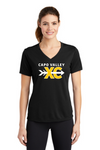 Sport-Tek Womens PosiCharge RacerMesh V-Neck Tee LST340 - Capo Valley XC
