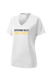 Sport-Tek Womens PosiCharge RacerMesh V-Neck Tee LST340 - CV CC