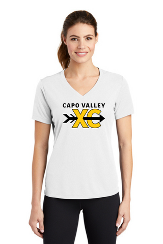 Sport-Tek Womens PosiCharge RacerMesh V-Neck Tee LST340 - Capo Valley XC