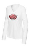 Sport-Tek Women's LS Performance V-Neck Tee LST353LS - Rebels Track & Field