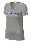 Sport-Tek Women's PosiCharge Competitor V-Neck Tee LST353 - Wildcats