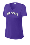 Sport-Tek Women's PosiCharge Competitor V-Neck Tee LST353 - Wildcats