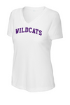 Sport-Tek Women's PosiCharge Competitor V-Neck Tee LST353 - Wildcats