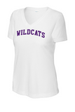 Sport-Tek Women's PosiCharge Competitor V-Neck Tee LST353 - Wildcats