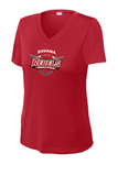 Sport-Tek Women's PosiCharge Competitor V-Neck Tee LST353 - Rebels Track & Field
