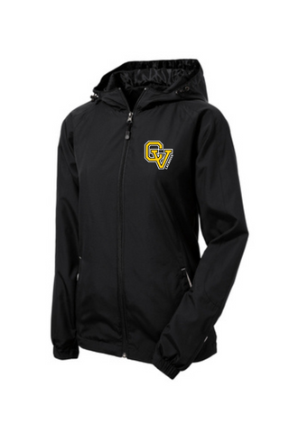 Sport-Tek Ladies' Jersey-Lined Hooded Windbreaker LST76 - CV Lacrosse