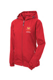 Sport-Tek Ladies Jersey-Lined Hooded Windbreaker LST76 - Marching Band & Color Guard