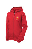 Sport-Tek Ladies Jersey-Lined Hooded Windbreaker LST76 - MVHS Color Guard